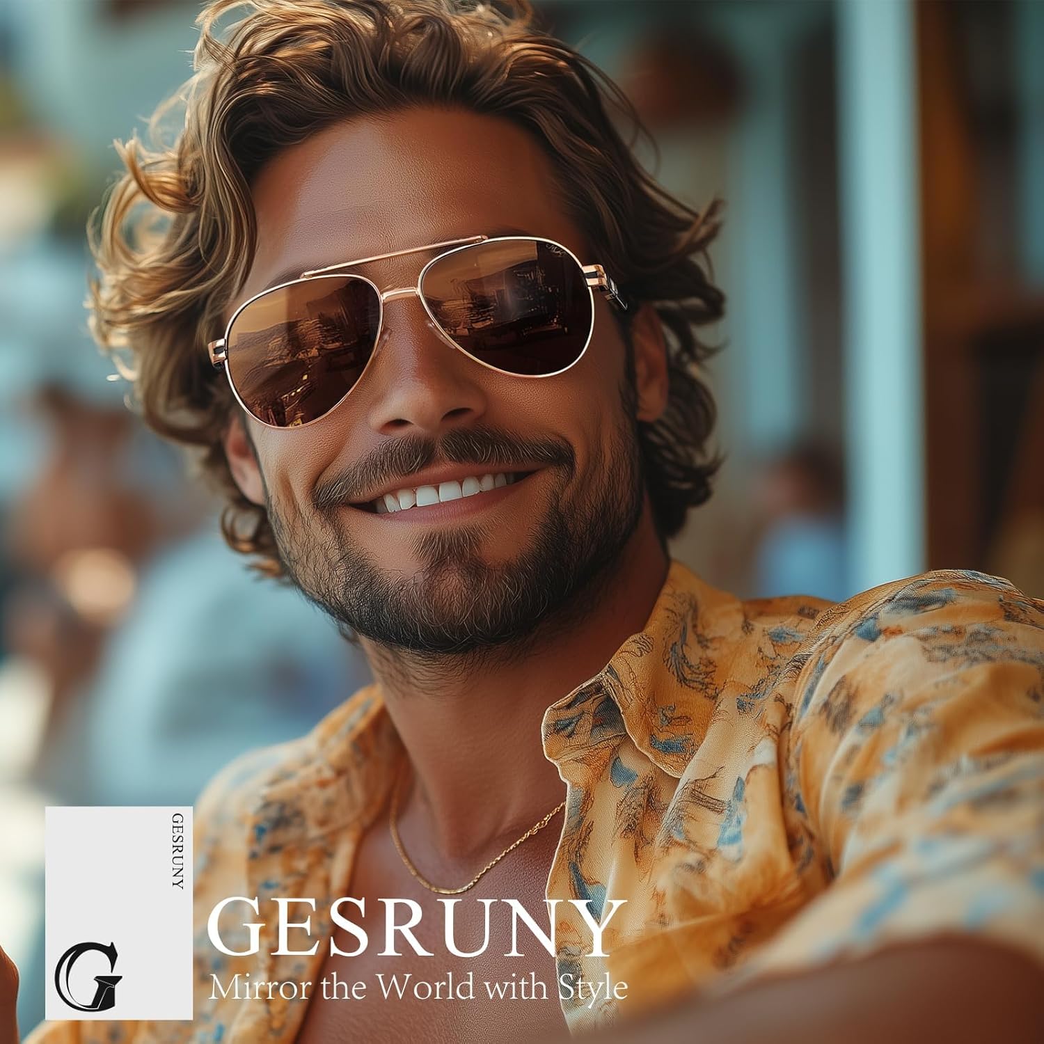 Polarized Aviator Sunglasses for Men Women- Fashion Shades Retro Sun Glasses Driving Fishing Golf UV Protection - Image 9