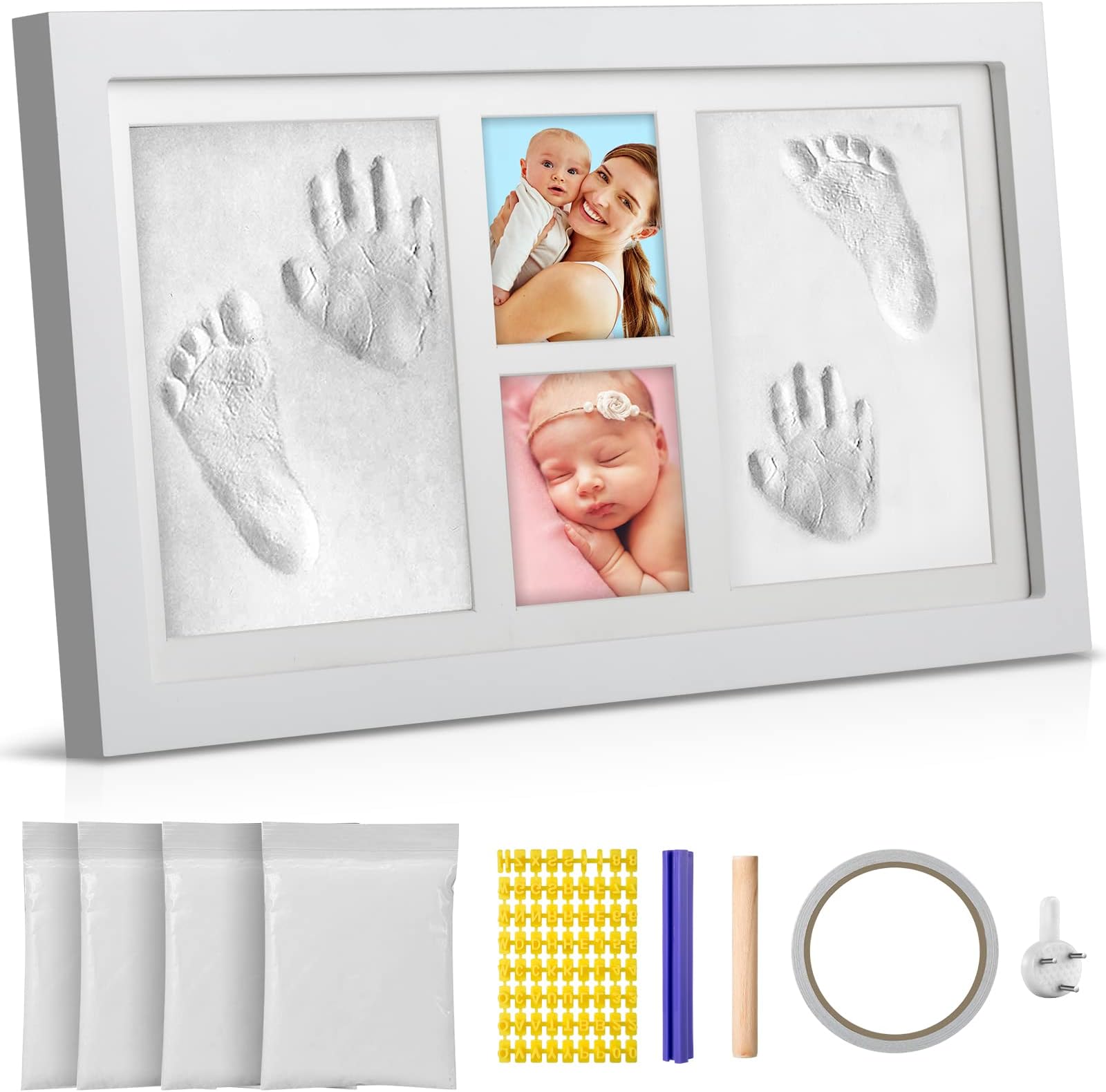 Twins Baby Picture Frame, Twin Pregnancy Announcement, Boy