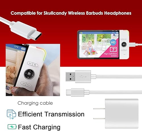 Miniatura 3 de Cargador de pared de 5 V CA para AirPods 4 4th Charger AirPods Max 2 Pro 2024, nuevos AirPods Pro 2/2ª generación, monitor de bebé de video Vtech