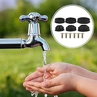 Vista 5 de Uonlytech Kit surtido de 58 piezas de lavadoras de grifo, arandelas de grifo y tornillos Bibb de latón surtido de arandelas planas y biseladas