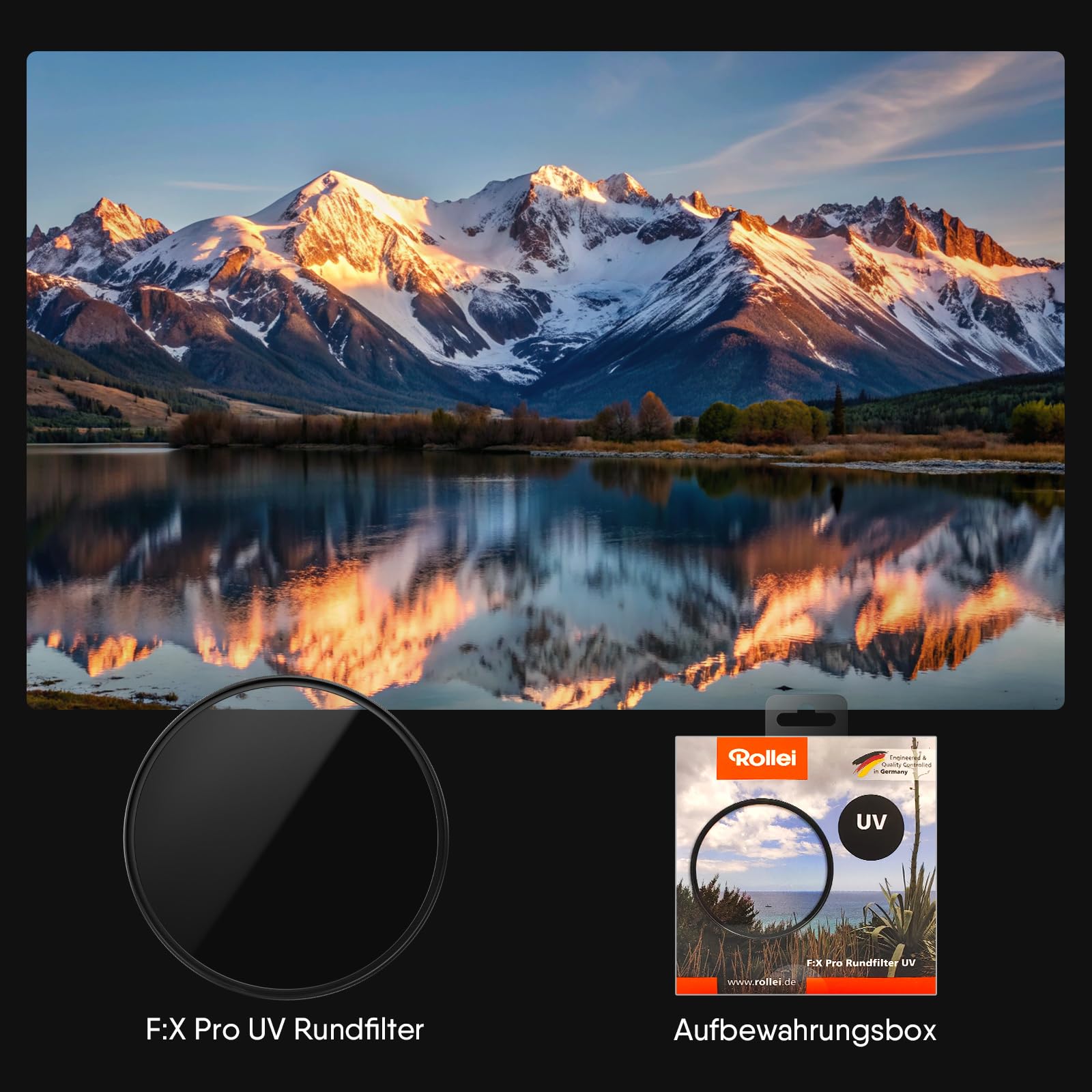 Rollei F:X Pro Rundfilter UV-Filter 52 mm Schutzfilter Ultraviolett Filter – Bild 7
