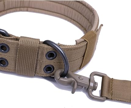 Tactical Scorpion Gear Dog Collar Canine Dog K9 Training Walking Military- Nylon