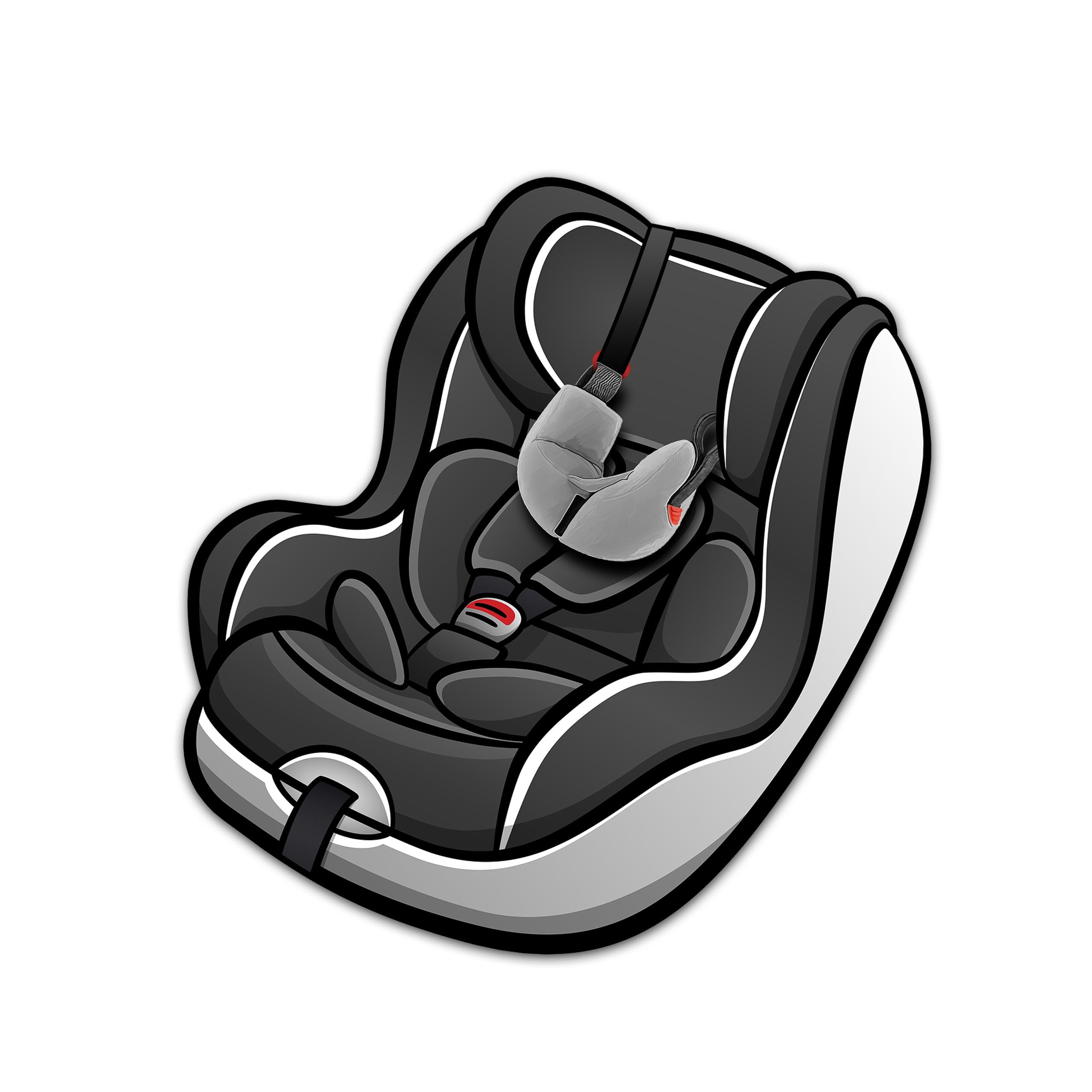 SANDINI SleepFix® Baby – Cuscino cervicale per bambino con funzione di sostegno – Accessorio per seggiolino per bambino – Poggiatesta / Riduttore del sedile / Previene il ciondolamento della testa durante il sonno