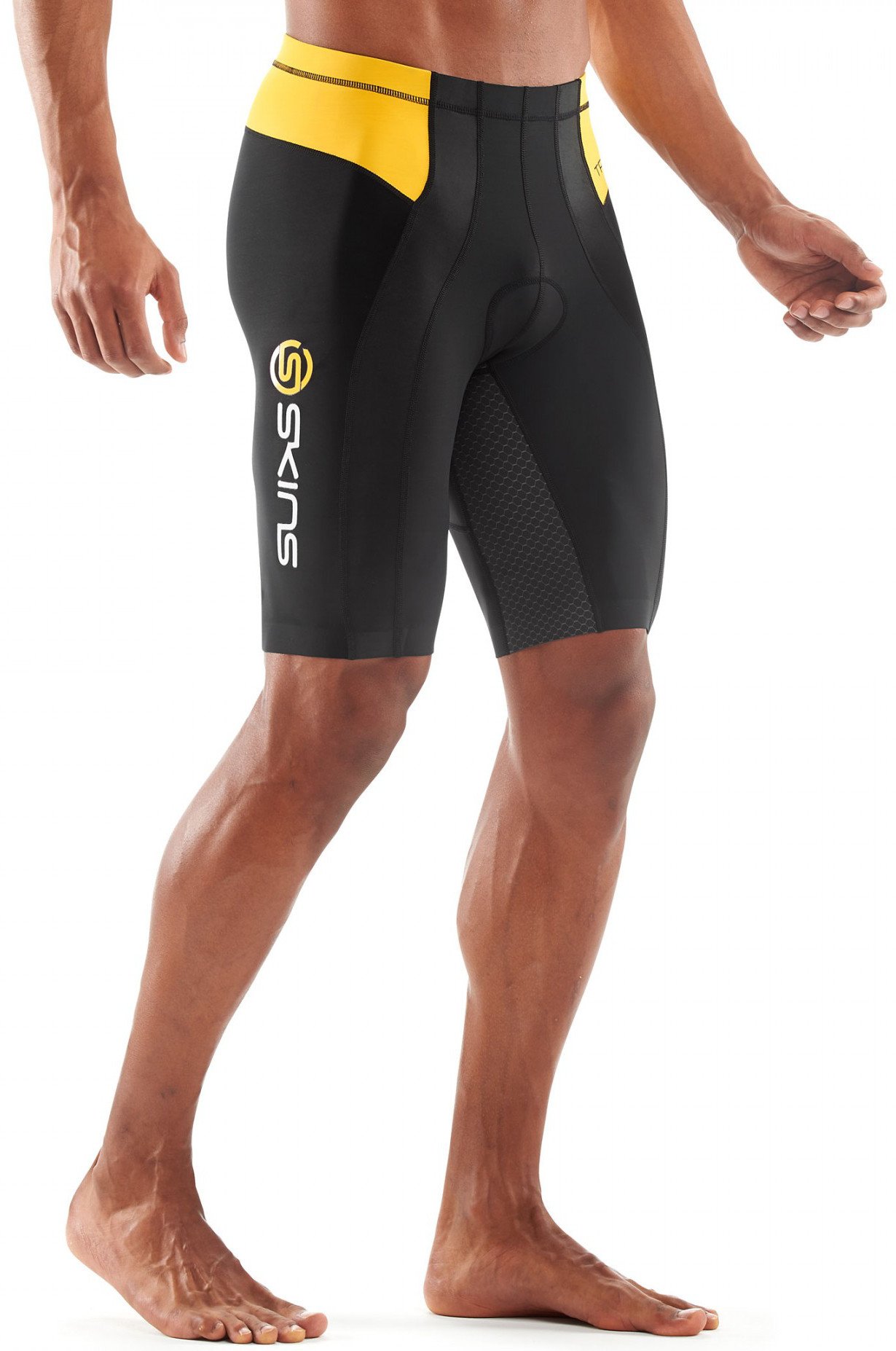Short De Compression Skins Femme Taille S – Triathlon, Noir/Rose (Neuf)