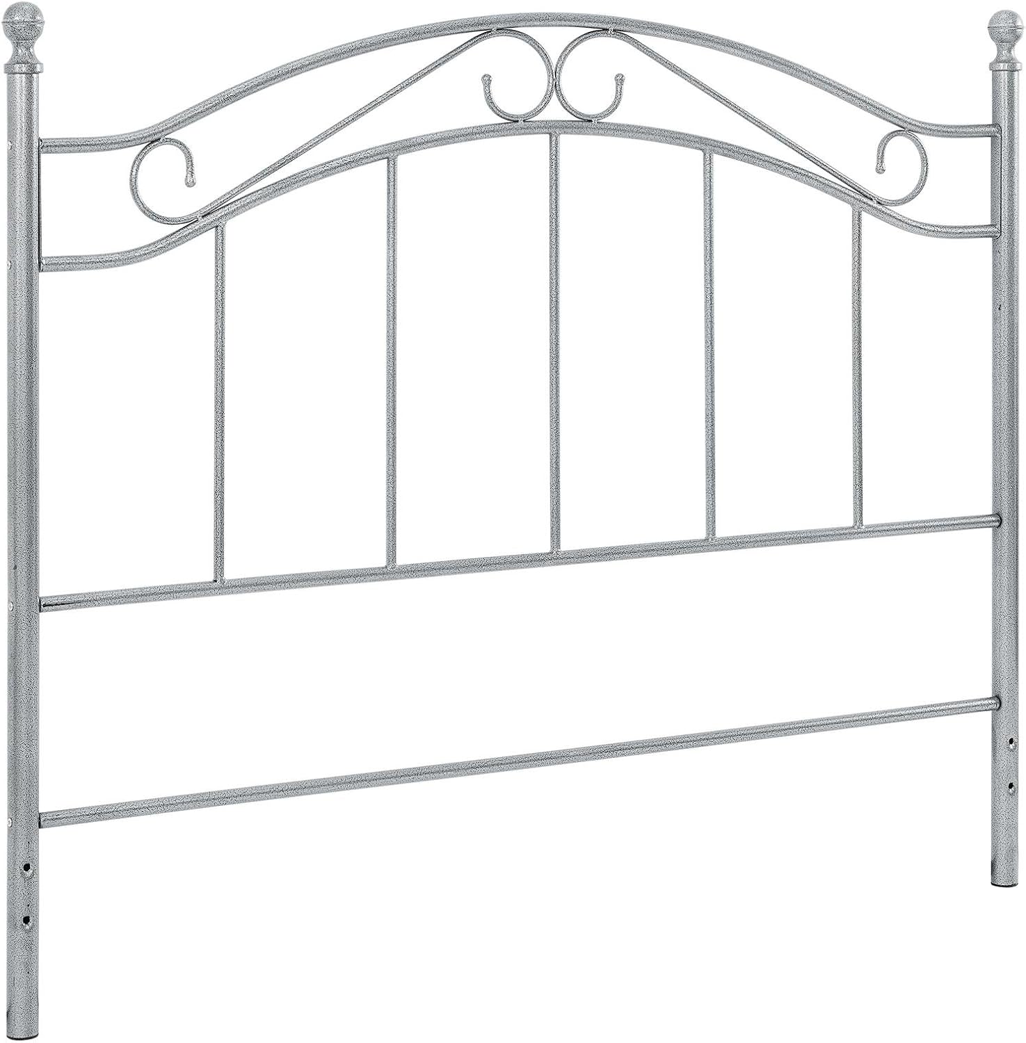 Dorel Living Winnie Full/Queen Metal Headboard, Pewter