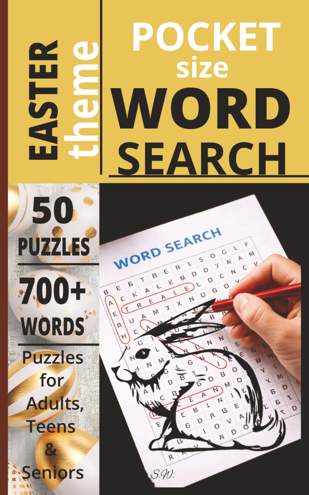 POCKET SIZE WORD SEARCH PUZZLE BOOK: EASY TO READ PRINT Word Search about EASTER, Spring, Holidays and more [5X8|50 puzzles|700+words] Perfect for ... Seniors, Holidays and other Occasions.