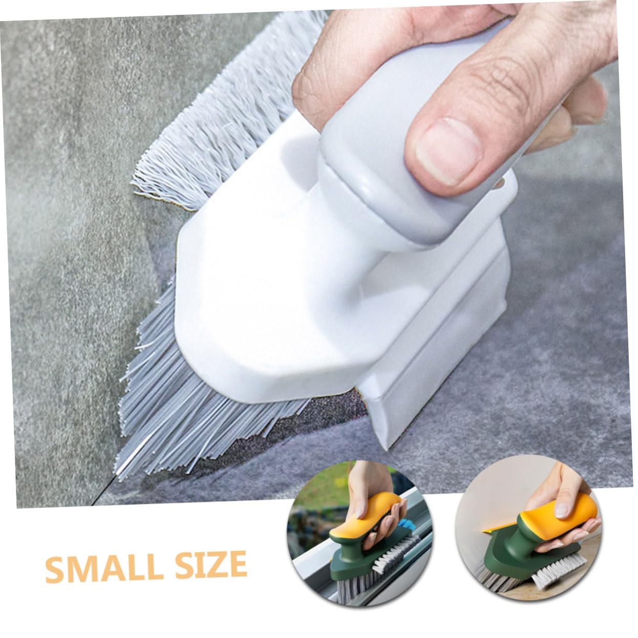 Cabilock 10piezas Cepillo De Limpieza para Suelos De Baño Cepillos para Grietas para Azulejos y Esquinas y Herramienta De Limpieza Eficaz para Hogar