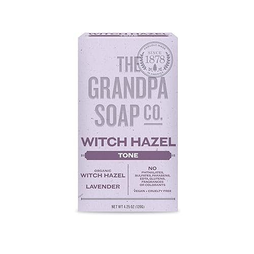 The Grandpa Soap Co Witch Hazel Tone Bar Soap 4.25