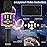 Amazmic Kids Karaoke Microphone Machine Toy Bluetooth Microphone Portable Wireless Karaoke Machine Handheld with LED Lights, Gift for Children Adults Birthday Party, Home KTV(Black Gold)