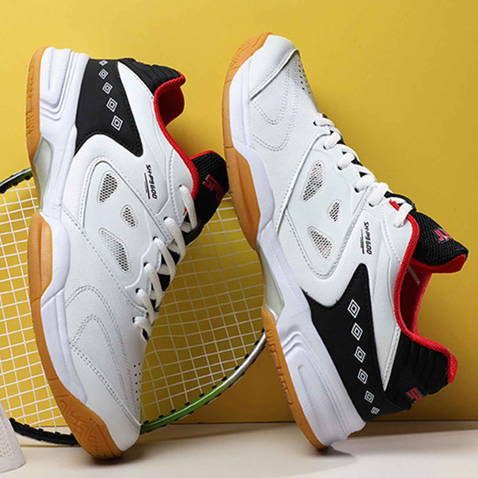 Zapatillas de Tenis y bádminton para Hombre y Mujer, Antideslizantes para Entrenamiento Interiores y Exteriores, Adultos