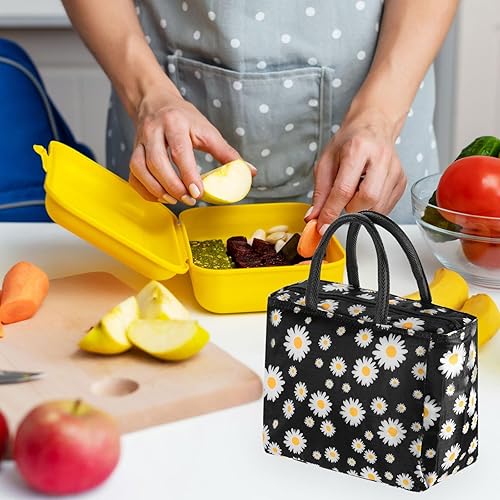 Miniatura 6 de PATIKIL Lonchera para mujereshombres, bolsa de almuerzo aislada a prueba de fugas con bolsillo contenedor de almuerzo reutilizable para el trabajo,