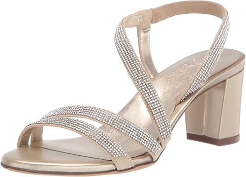 Naturalizer Womens Vanessa2 Rhinestone Embellished Strappy Heeled Sandal