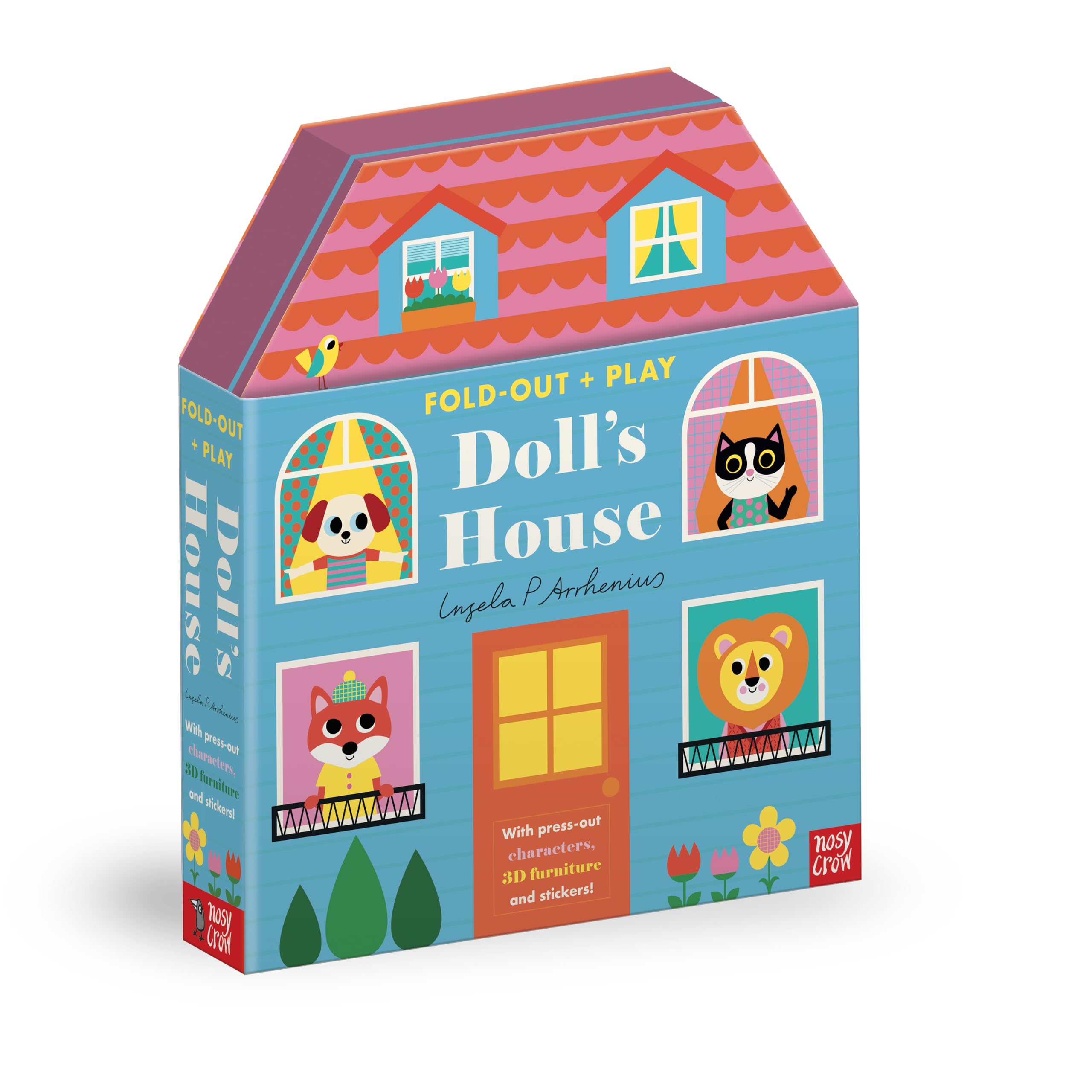 Fold-Out + Play: Doll's House: Build your own 3D house with