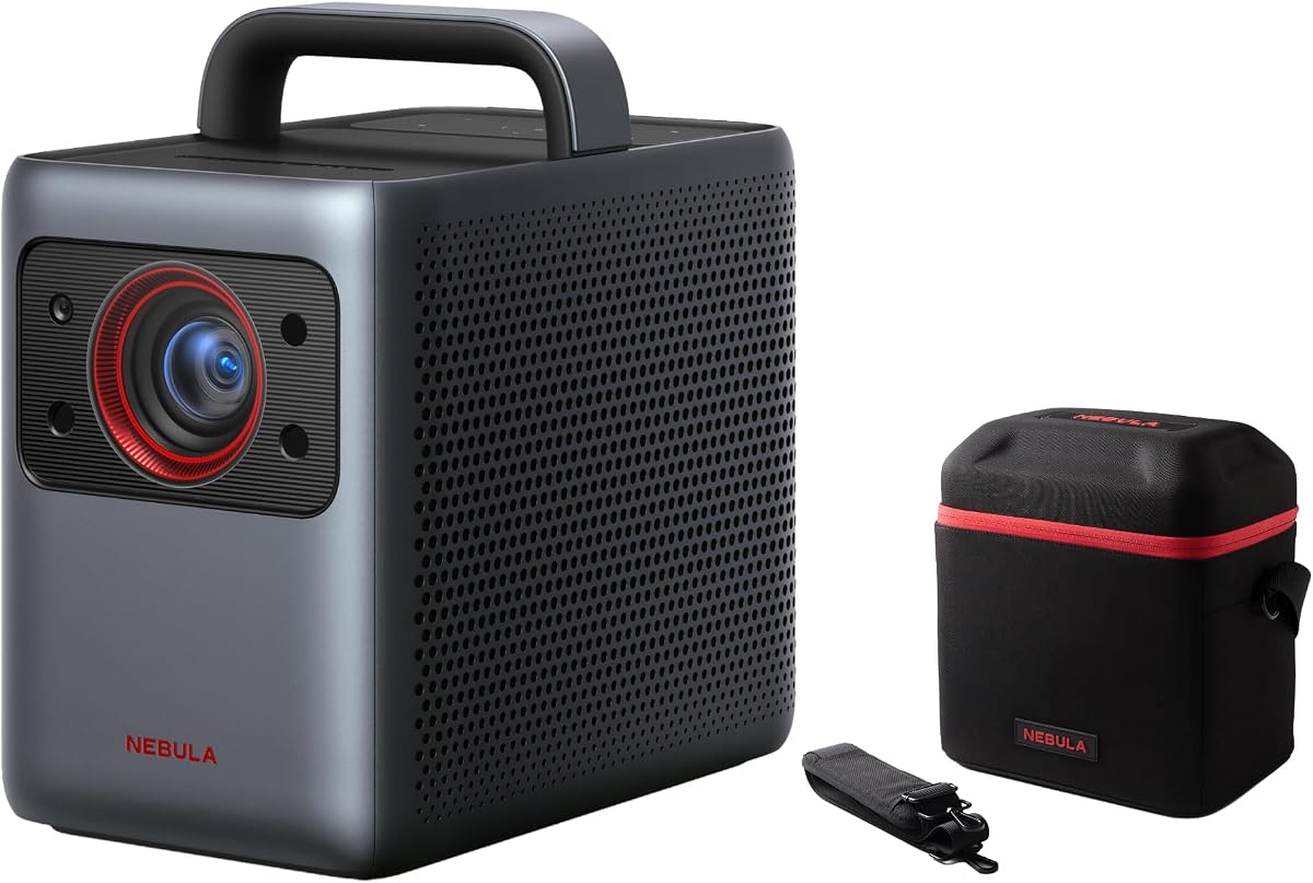 Proyector Cosmos Laser 4K con estuche de viaje Nebula