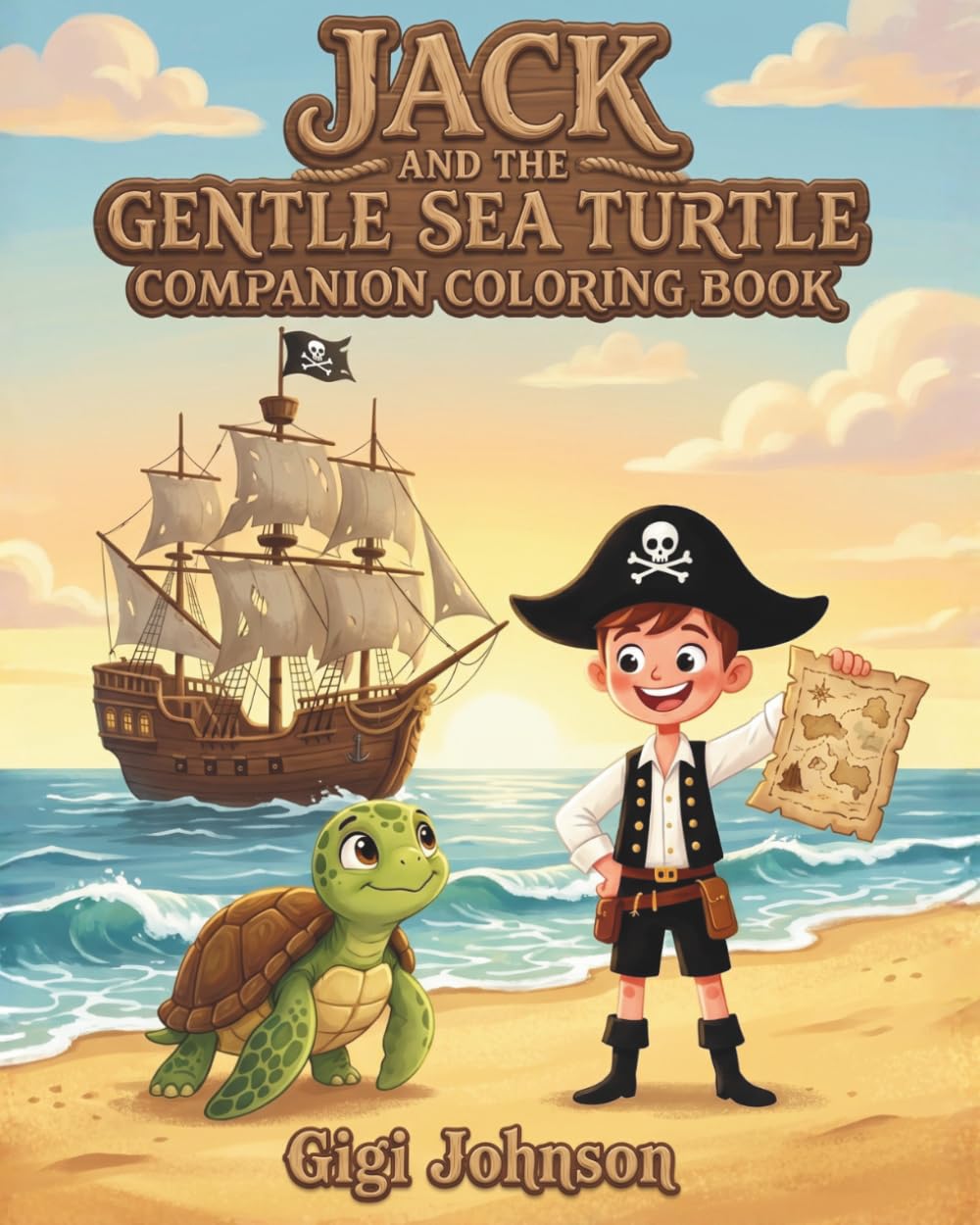 Jack and the Gentle Sea Turtle Companion Coloring Book (Epic Kids Adventures)