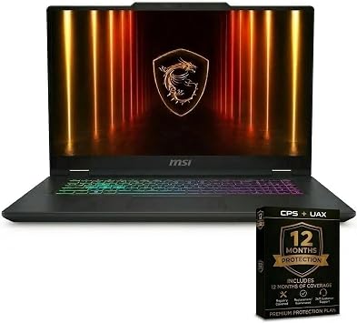 msi 15.6 Inch Cyborg 15 Gaming Laptop Intel Core 7 240H NVIDIA GeForce RTX 5060 32GB RAM 1TB SSD 144Hz FHD Display WiFi 6 Bluetooth Windows 11