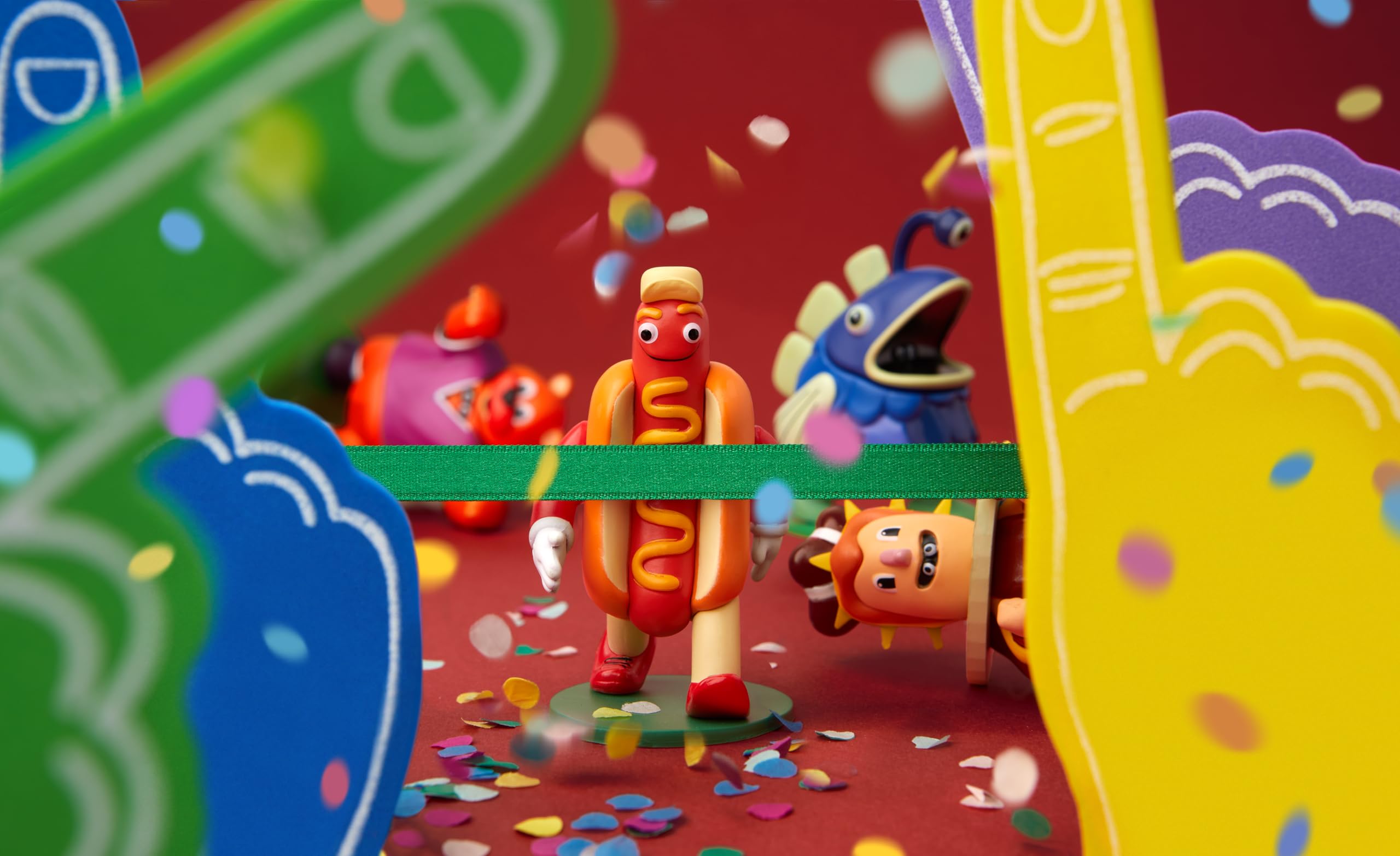 Hot Streak Party Game - Juego de mesa de carreras de mascotas para adultos y familias a partir de 8 años de edad, 2 a 9 jugadores, diversión rápida y de alta energía CMYK