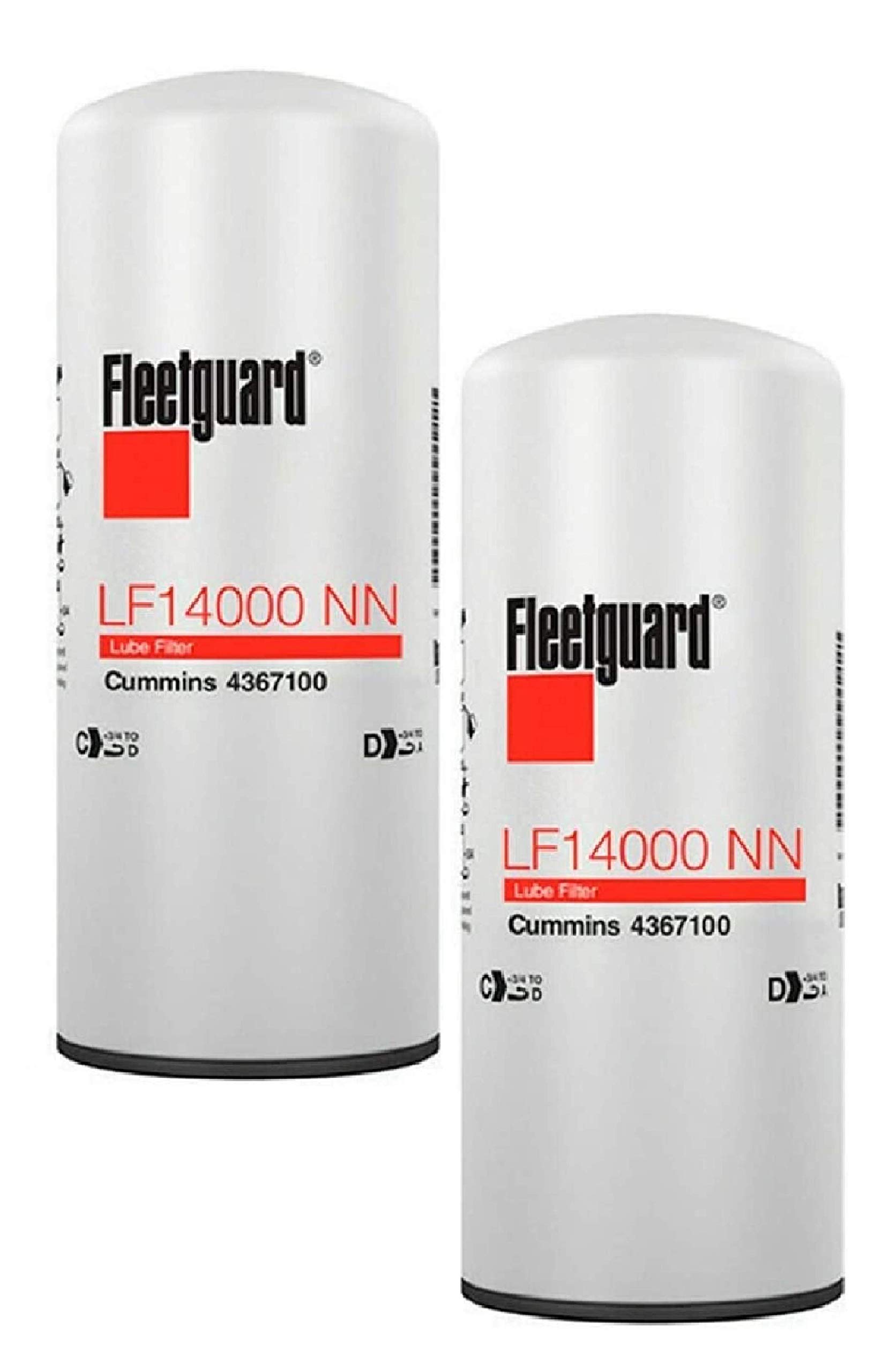 LF14000NN Fleetguard, Lube Filter (Pack of 2)