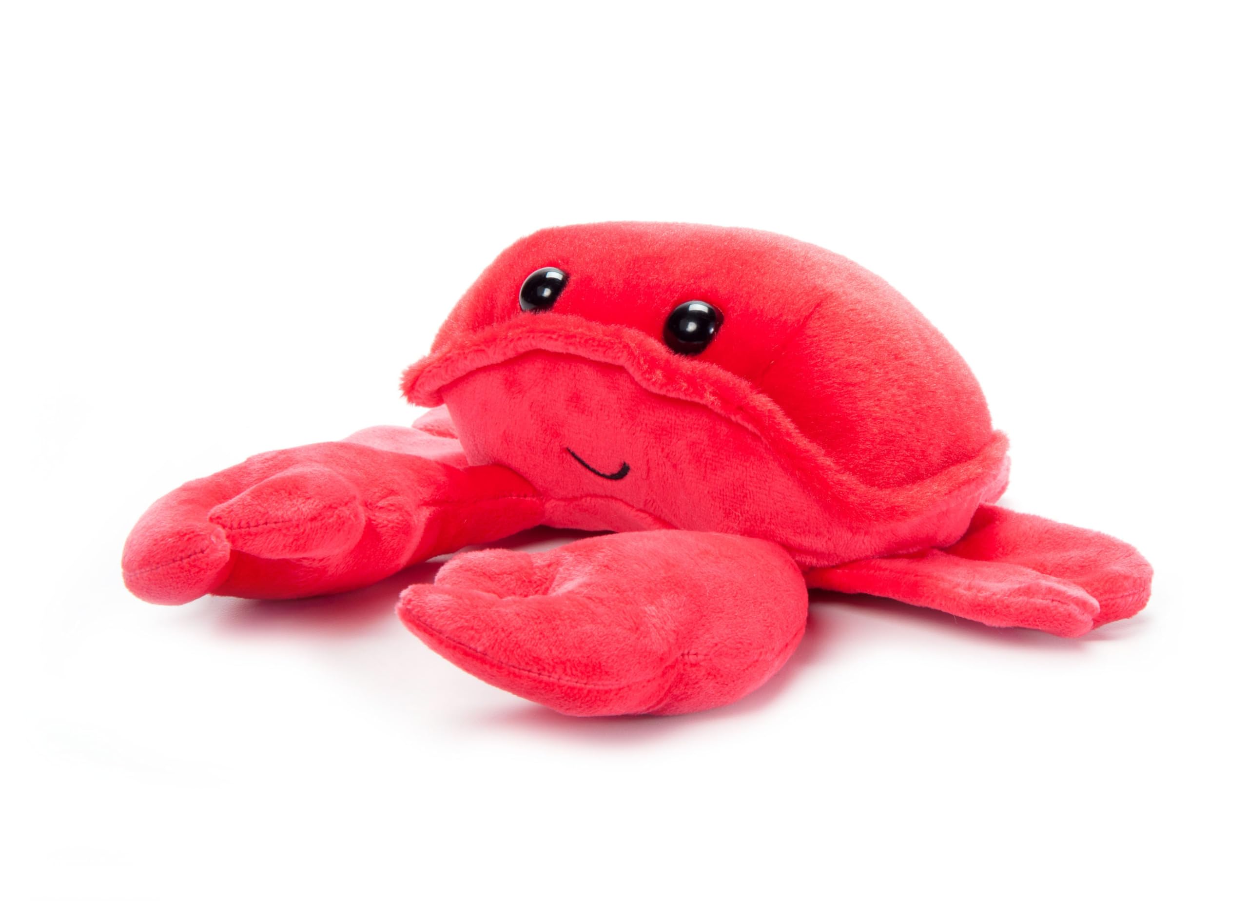The Petting Zoo Crab Stuffed Animal Plushie Slap Bracelet, Gifts for Kids, Slapstix Sealife Animals, Crab Plush Toy, 10 inches