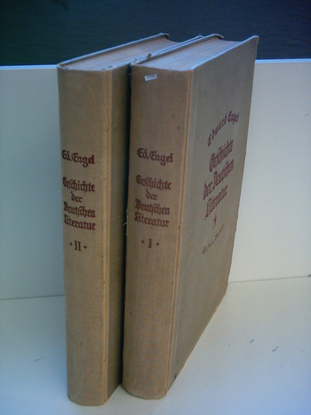 Eduard Engel Geschichte der deutschen Literatur [Band I und II