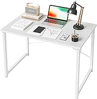 Vista 72 de CubiCubi Escritorio para computadora, escritorio pequeño de oficina en casa de 40 pulgadas, mesa de PC de estilo moderno y simple para el hogar