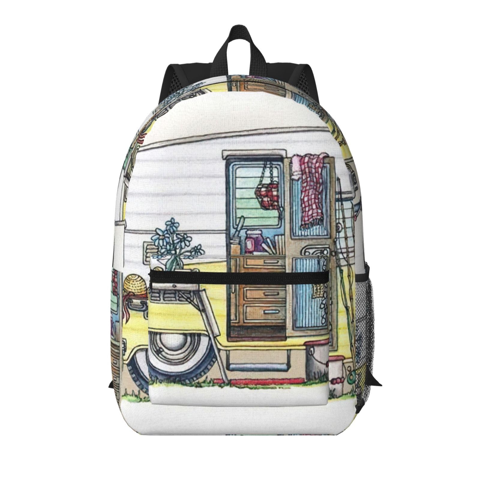 Sac à dos pour ordinateur 43 cm noir Happy Campers - 8