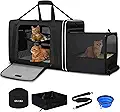 Petskd Side Expandable Extra Large Cat Carrier with Litter Box Area - product image