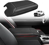 Vista 29 de Muslogy Funda para reposabrazos de consola central apta para Chevy Silverado/Tahoe y GMC Sierra/Yukon 2007-2013, cómoda almohadilla