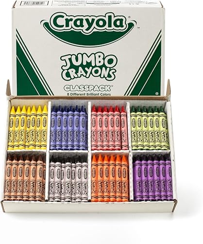 Miniatura 2 de Crayola Crayones jumbo Classpack (200 unidades), crayones grandes para niños pequeños, esenciales para el regreso a clases, imprescindibles para el
