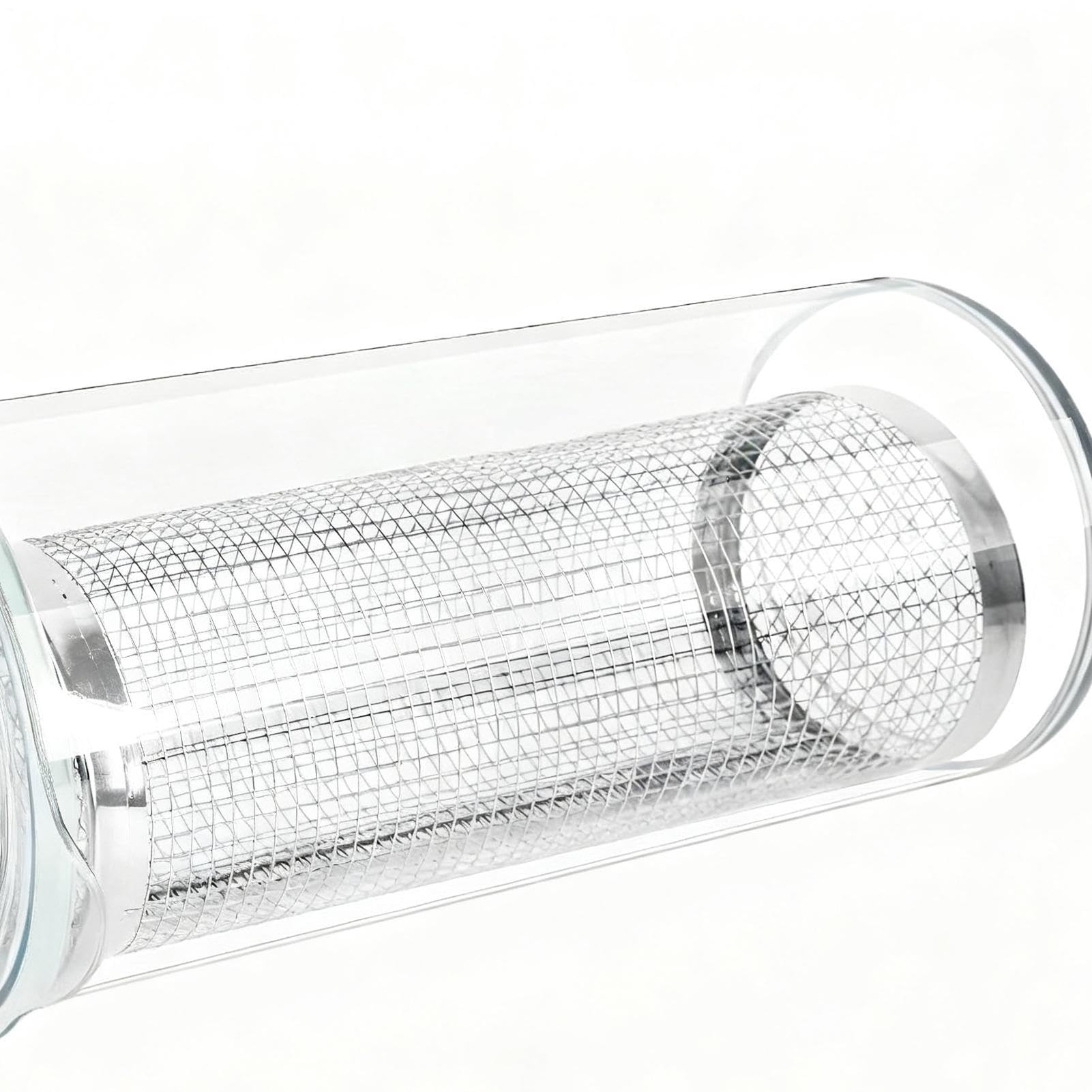Shaker Per Impanatura Dispenser Trasparente A 360 Gradi