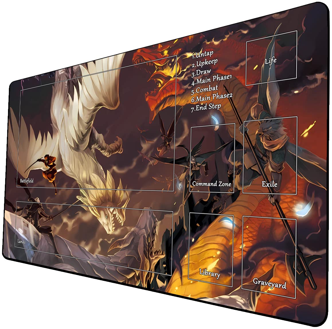 Amazon.com: MTG Playmat, Game Play Mat for MTG TCG 24 x 14