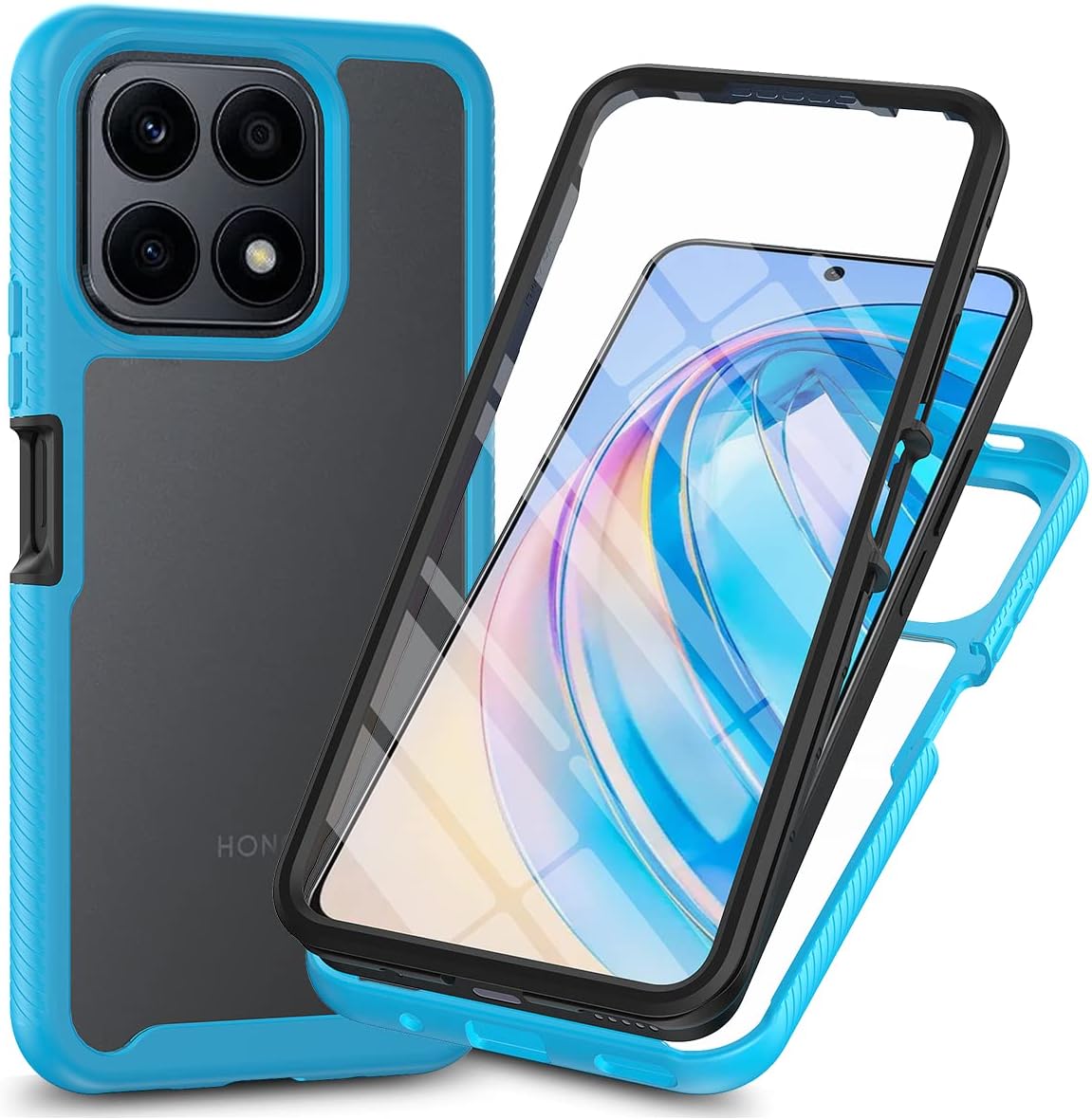 Kepuch Silklike Cover for Honor X30 with Built-In Metal Plate for Honor