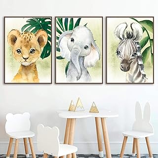 Amazon Fr Animaux De La Jungle Tableaux Tableaux Posters Et Arts Decoratifs Cuisine Et Maison