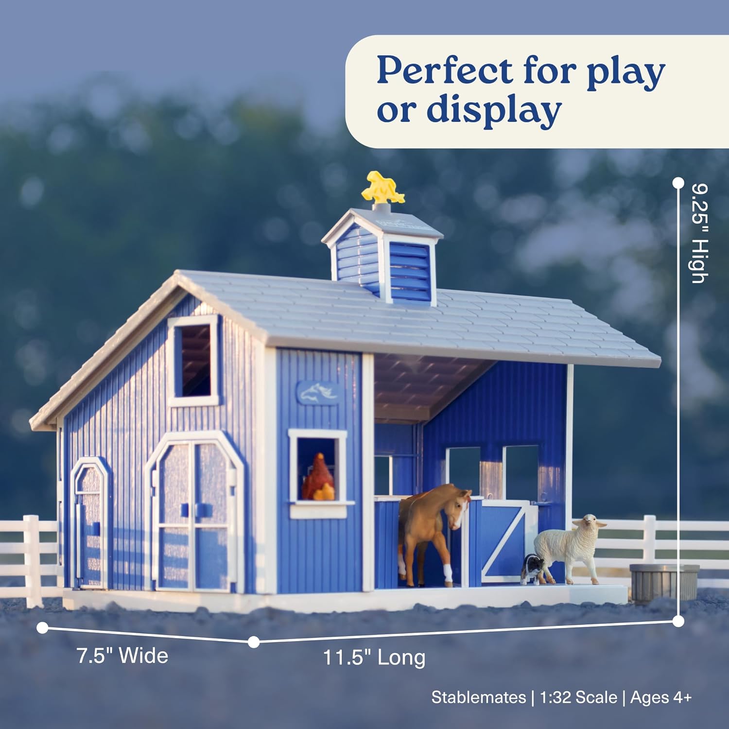 Breyer Home at The Barn Playset 59241, Blue