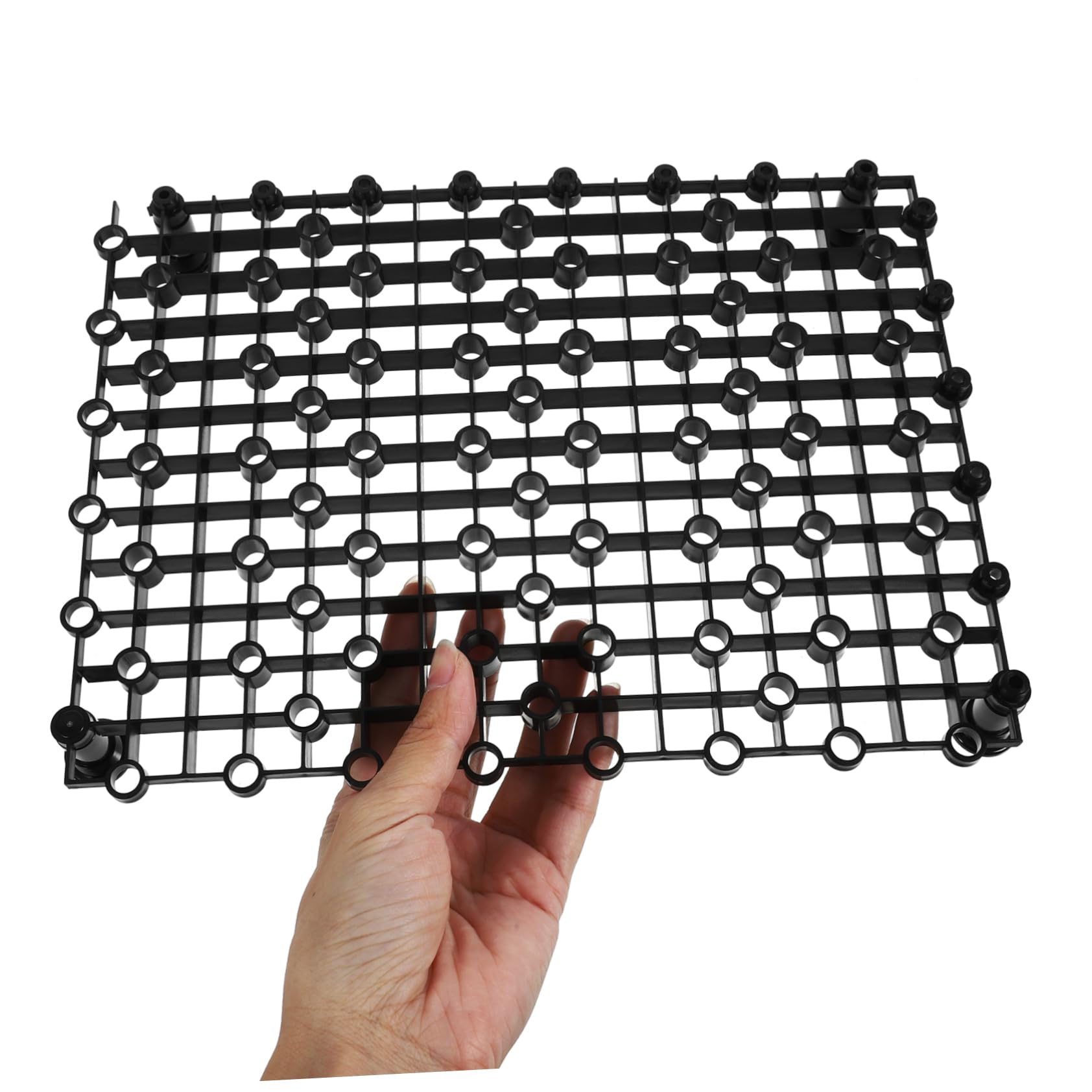 Aquarium Bodenfilterplatte Aus PVC Für Fischtanks Multifunktion Wasserdurchlässig Mit Nagelset