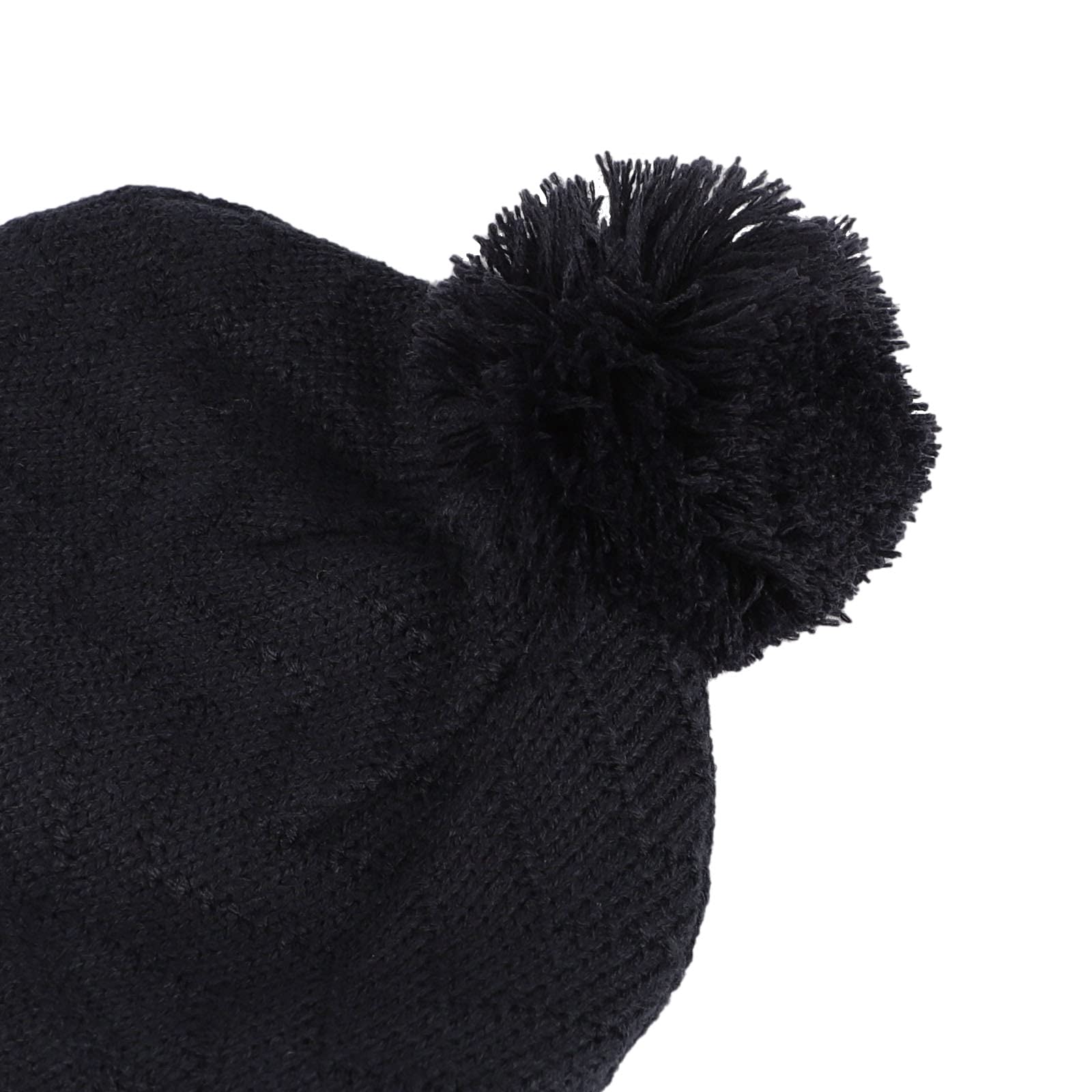 IBLUELOVER 3Pcs Ensemble Bonnet Tricoté Enfant Écharpe Gants d'hiver Cagoules Ski Chaud Tour De Cou Moufle Fille Garçon Bonnet Pompon avec Épaisse Doublure Polaire Chapeau Oreillette et Cache-Cou