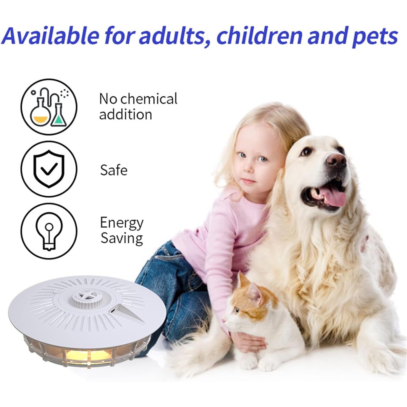 YUNYODA Flea Trap, Electric Dome Flea Trap with 4 Light Modes, Odorless, Non-Toxic - Image 2