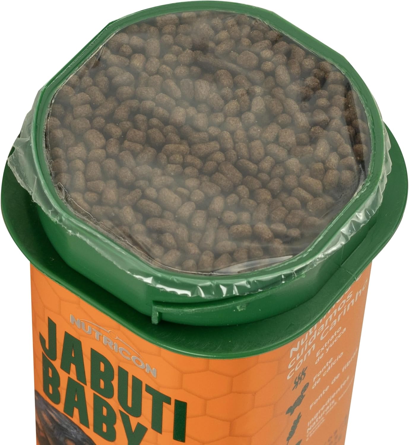 Nutricon: Jabuti Baby 80g | Ração Extrusada para Tartarugas Terrestres Jovens | Aroma de Banana, Fonte de Cálcio e Fibras com Ingredientes Naturais Nutricon: Jabuti Baby 80g | Ração Extrusada para Tartarugas Terrestres Jovens | Aroma de Banana, Fonte de Cálcio e Fibras com Ingredientes Naturais