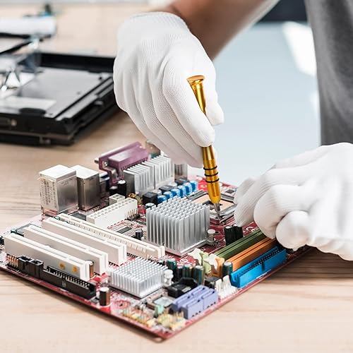 Miniatura 8 de KREBS Juego de destornilladores de precisión, 108 en 1 juego de destornilladores magnéticos pequeños con 98 puntas de destornillador magnético de