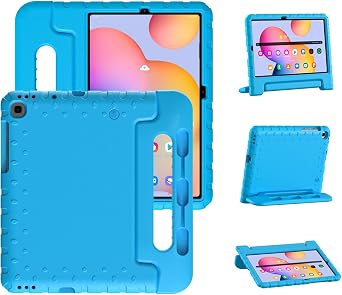 Bolete Kids Case for Samsung Galaxy Tab S6 Lite Case 10.4 Inch 2024/2022/2020 with S Pen Holder,Shockproof Rugged Protective Kickstand Cover for Samsung Galaxy S6 Lite Tablet,Blue