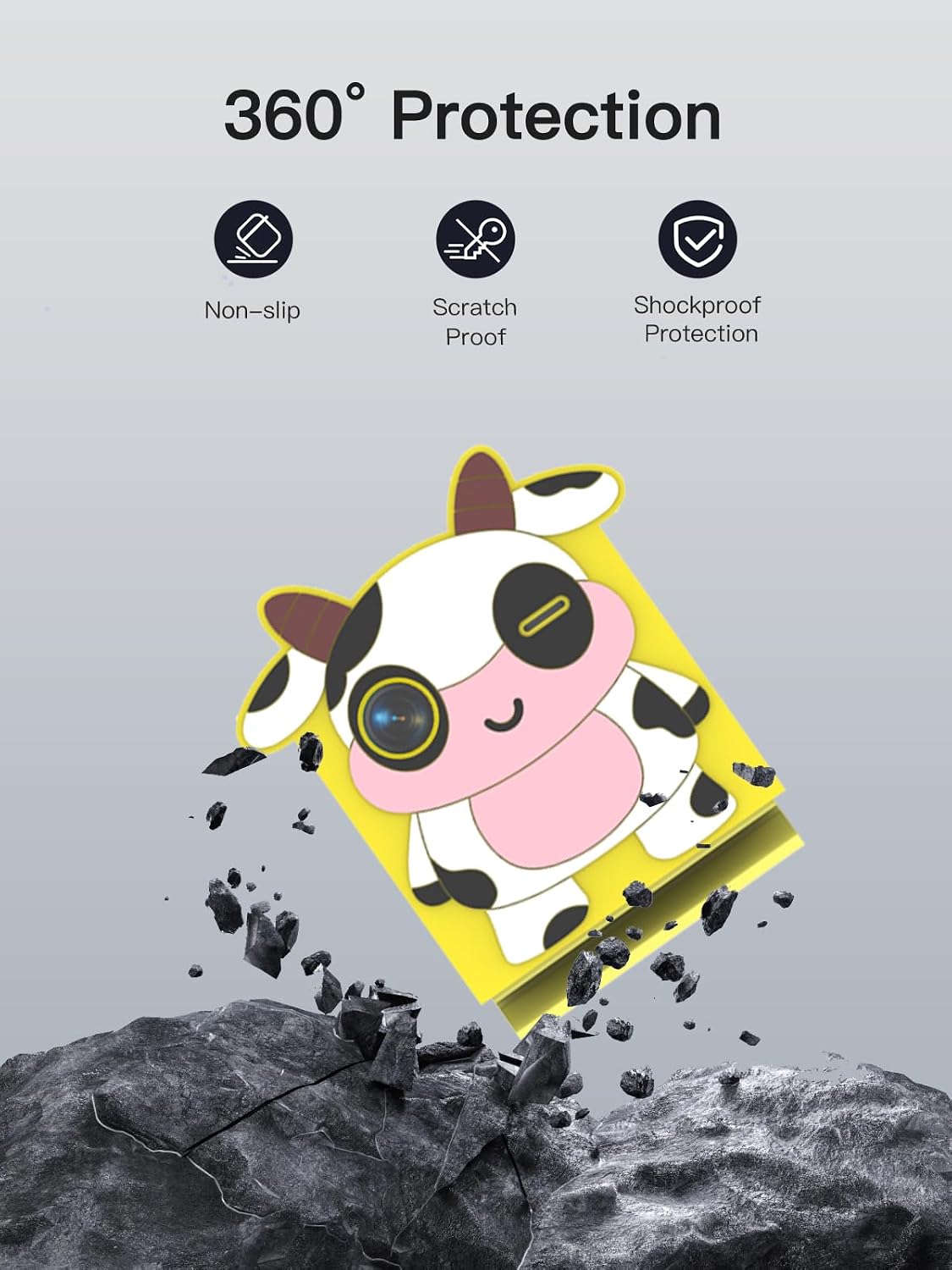 for Nex Playground Game System Silicone Case ，Soft Skin Silicone Case Full Protective Case Cover -Yellow image 2