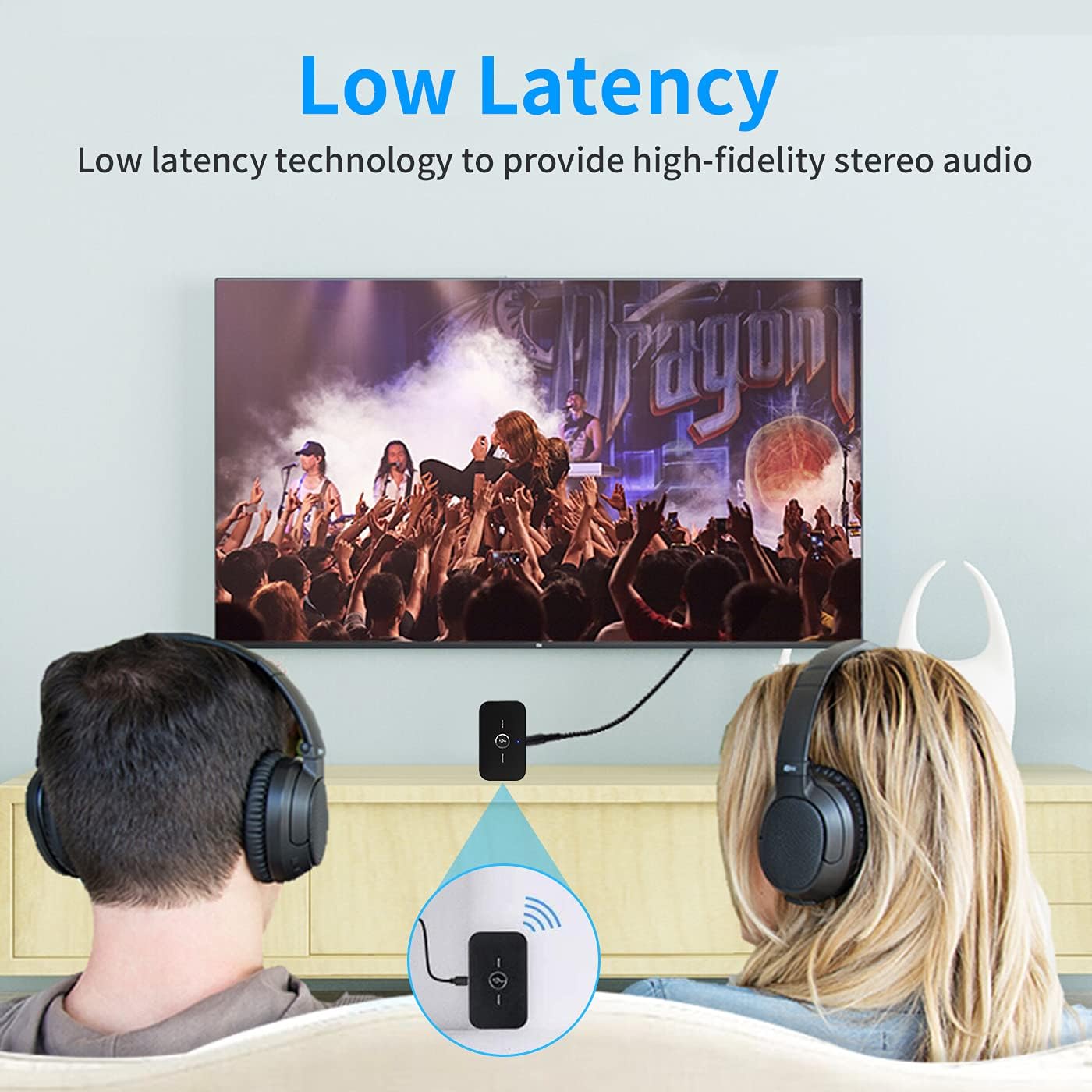 Review Product Bluetooth 5.0 Transmitter Receiver,GaoMee 2-in-1 Wireless Audio Adapter,3.5mm AUX RCA Adapter for TV PC Headphones Car Home Stereo System black Super Deal Product Bluetooth 5.0 Transmitter Receiver,GaoMee 2-in-1 Wireless Audio Adapter,3.5mm AUX RCA Adapter for TV PC Headphones Car Home Stereo System black