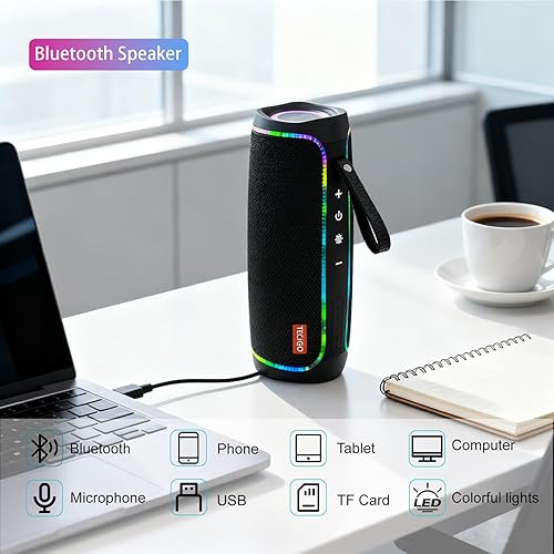 Miniatura 2 de Altavoces Bluetooth portátiles (negro brillante)