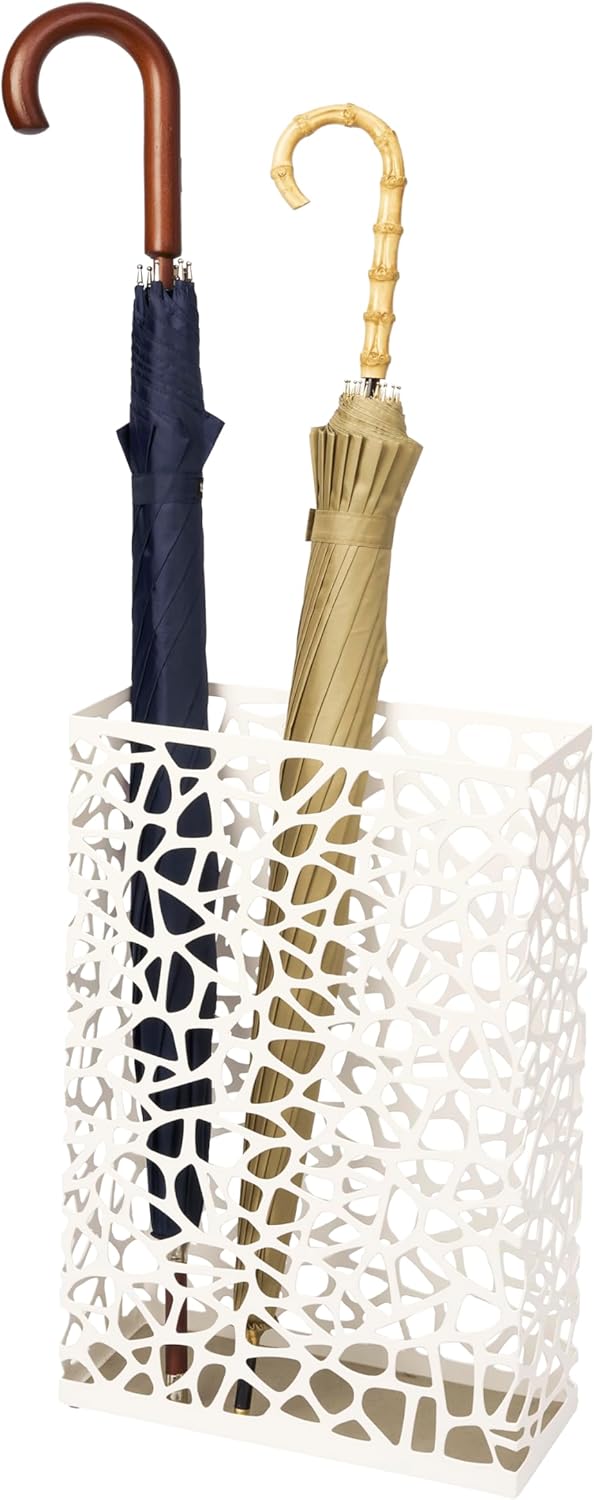 YAMAZAKI Home Nest Umbrella Stand - Storage For Umbrellas And Walking Canes - Steel - Holds Up To 10 Umbrellas