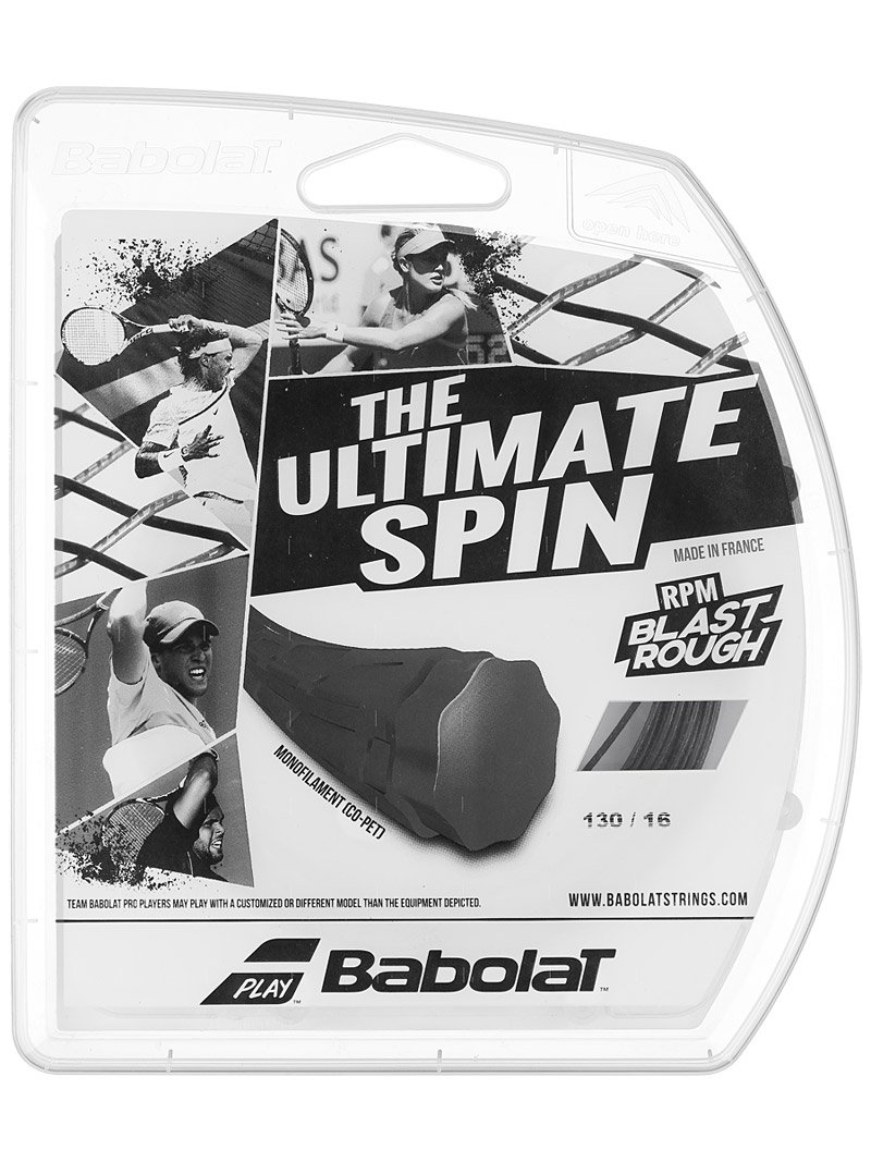 BABOLAT Rpm Blast Rough 12M String - Black/Negro, Size 130