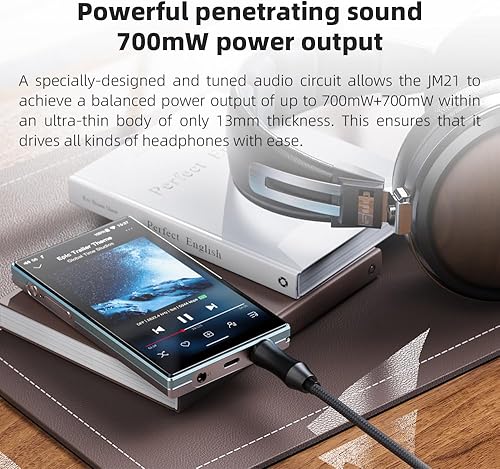 Miniatura 3 de JadeAudio FiiO JM21 Android 13 reproductor de música de alta resolución MP3 con Snapdragon 680, Bluetooth WiFi USB DAC 12.5H tiempo de reproducción