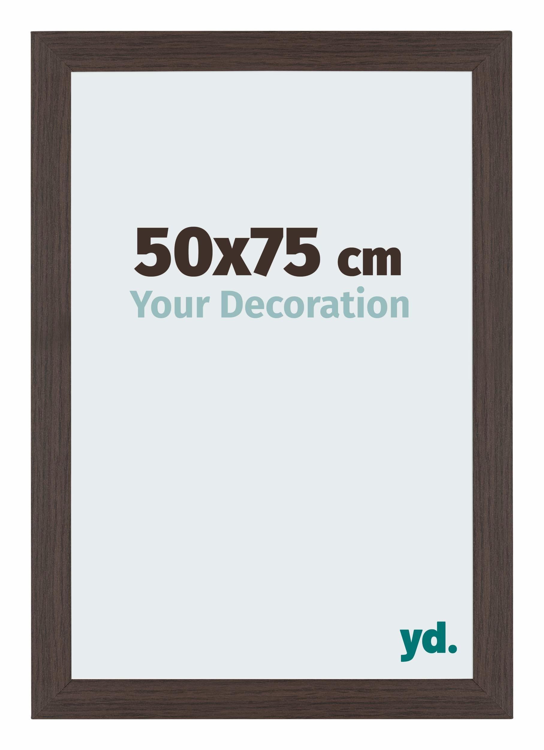 Your Decoration - Puzzle frame 50x75 - Oak Dark - Puzzle frame 500-1000 Pieces - MDF Photoframe - Mura