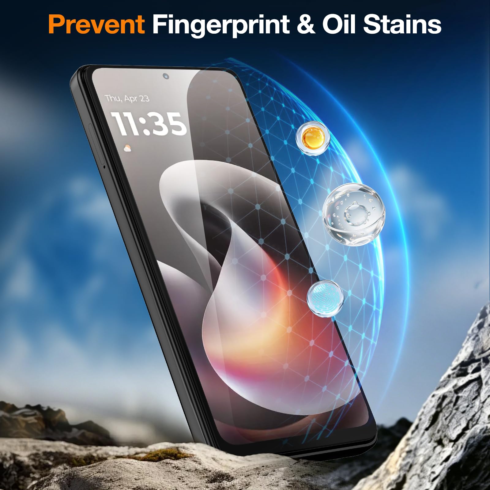 3-pak do Motorola Moto G Stylus 5G (2026) folia ochronna na wyświetlacz, 9H odporna na zarysowania HD przezroczysta folia ze szkła hartowanego, pełne pokrycie, bez pęcherzyków powietrza