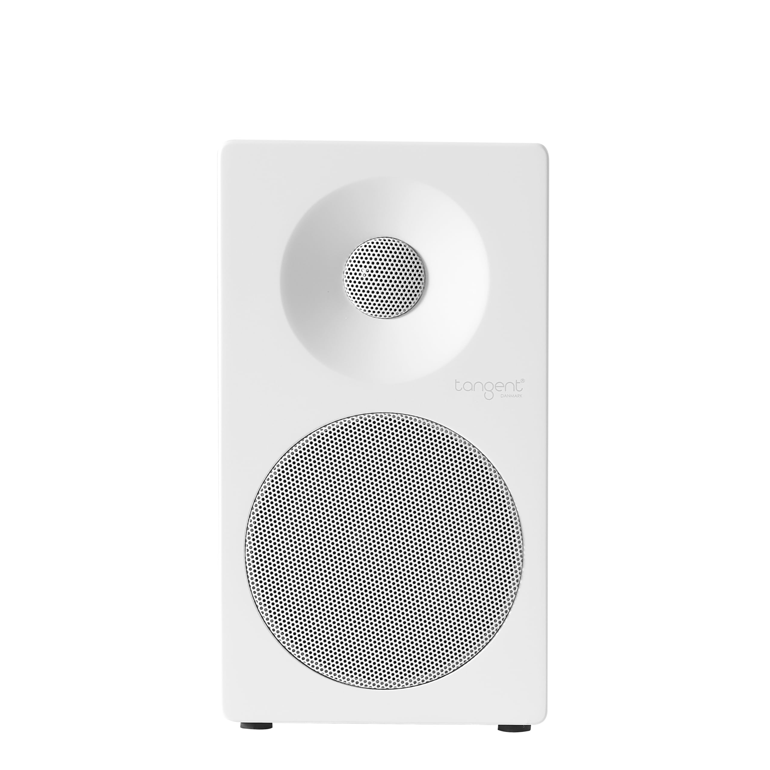 Tangent Spectrum II X4 par de altavoces para estantería, color blanco - Diseño compacto, estilo danés, sonido equilibrado