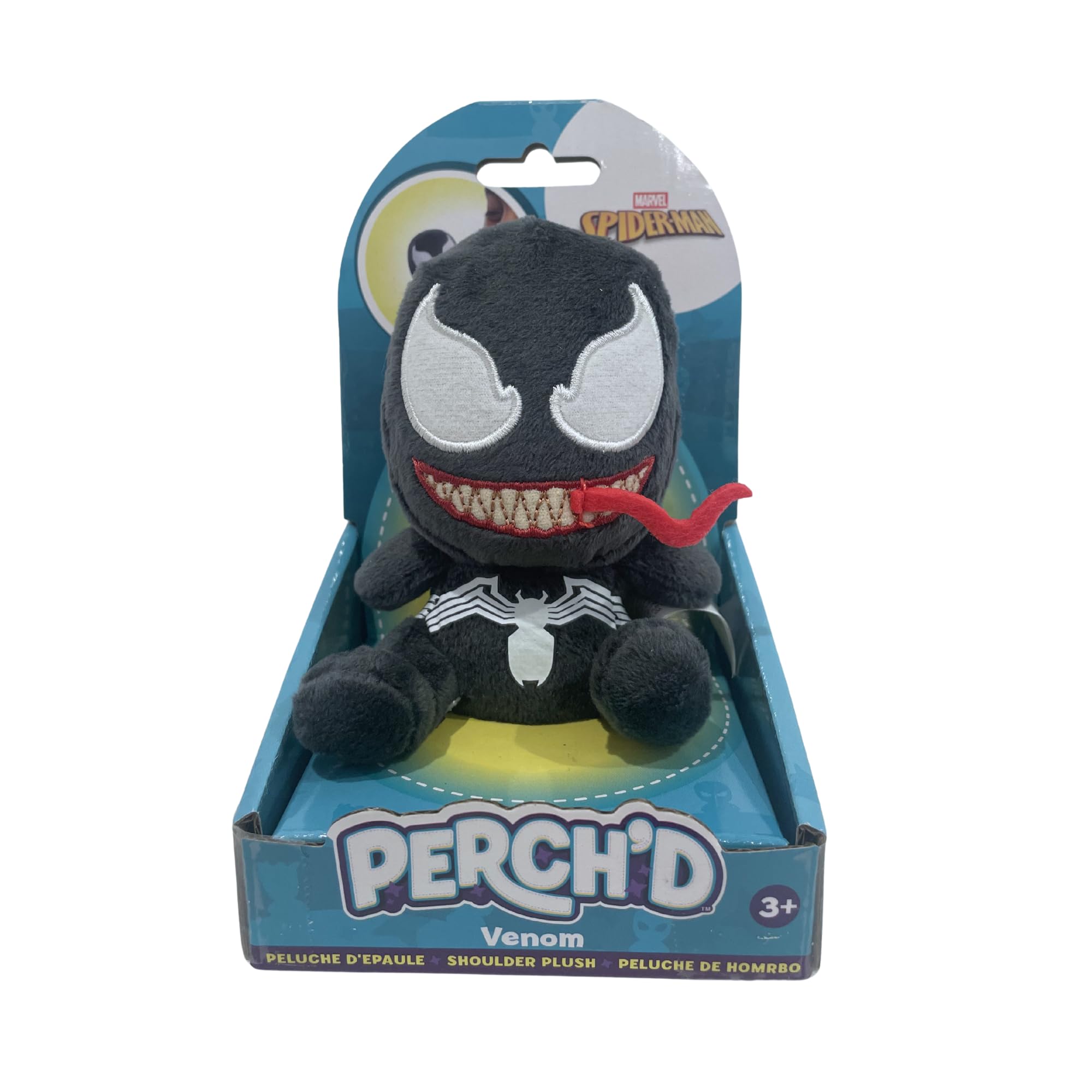 Amazon.com: Perch'd Marvel Spider-Man Venom Shoulder Sitting Plush